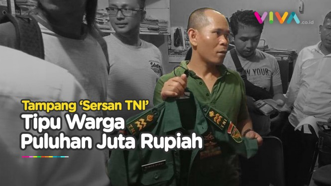 PENIPU! Begini Momen 'TNI' Ditangkap oleh Polres Kerinci