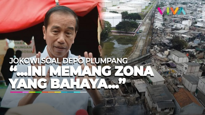 Tengok Warga Plumpang, Jokowi: Harusnya Zona Air