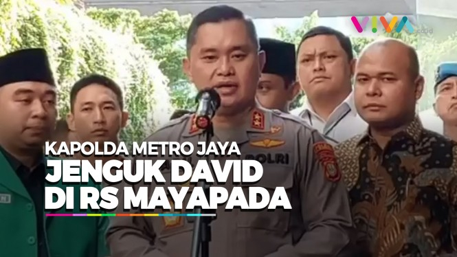 Kapolda Metro Jaya dan PJ Heru Jenguk David di RS Mayapada