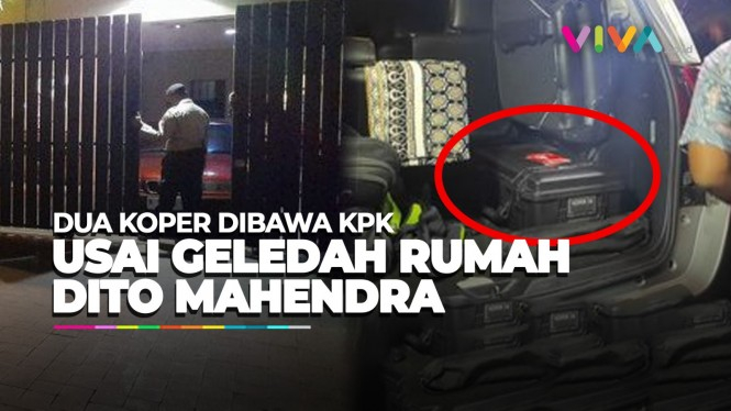KPK Rampung Geledah Rumah Dito Mahendra, Bawa Dua Koper