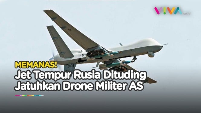 NGOTOT! Rusia Bantah Lumpuhkan Drone AS di Laut Hitam