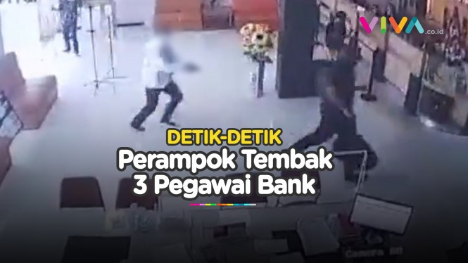 Perampokan Bank di Lampung Berujung Tembak-tembakan