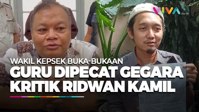 Bukan Kritik Ridwan Kamil, Guru Dipecat Gegara SP1 dan SP2