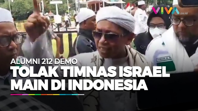 Landasan Demo PA 212 Tolak Kedatangan Timnas Israel U-20