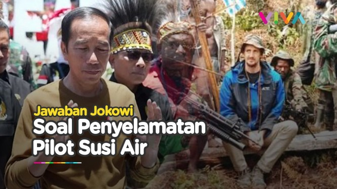 Jokowi Turun Gunung Bahas Evakuasi Pilot Susi Air