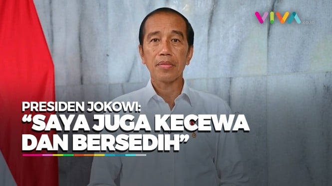 Wajah Lemas Jokowi Saat Akui Kecewa Keputusan FIFA