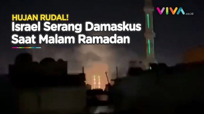 Pasukan Israel Bombardir Damaskus Saat Malam Ramadan