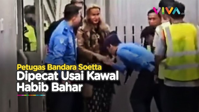Cium Tangan dan Kawal Habib Bahar, Petugas Bandara Dipecat