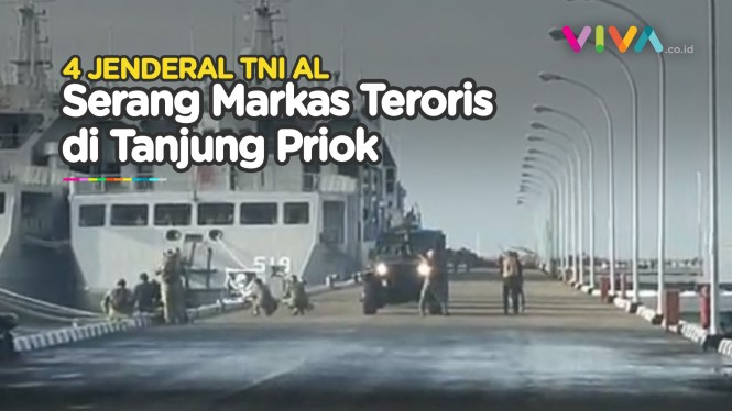 VIDEO Aksi Empat Pati TNI AL Serang Markas Teroris