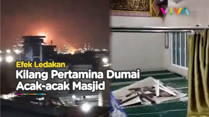 Amukan Api dan Kilang Pertamina Dumai, Acak-acak Masjid
