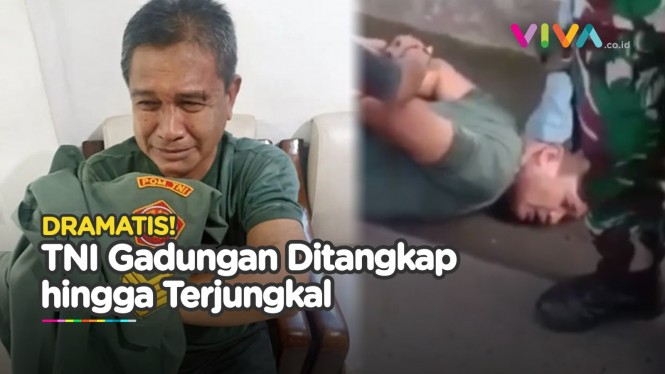 Tampang Melas TNI Gadungan yang Ditangkap secara Dramatis