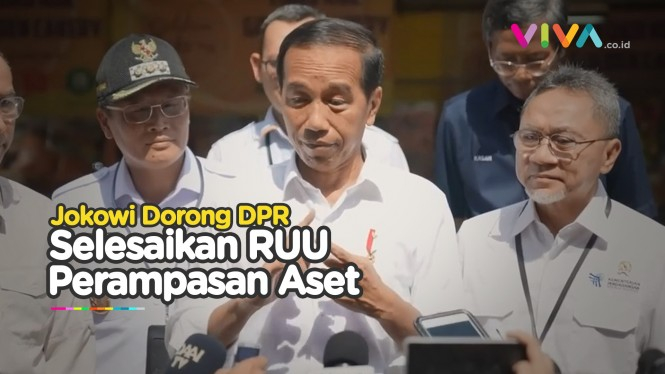 Respon Jokowi Soal RUU Perampasan Aset