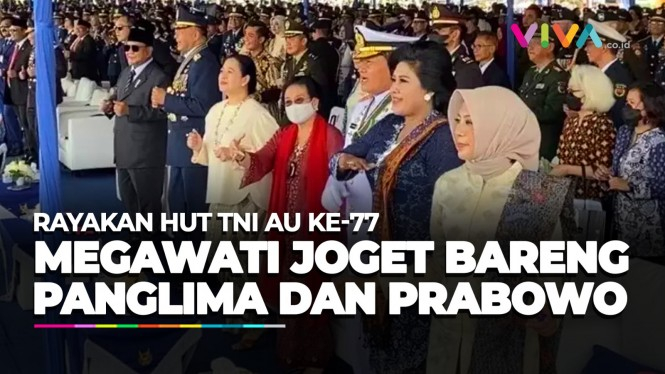 Kibasan Selendang Megawati Guncang HUT TNI AU ke-77