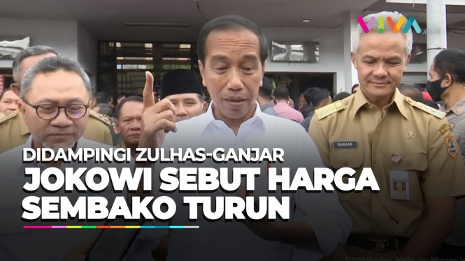 Menjelang Lebaran Jokowi Kaget dengan Harga Sembako di Pasar