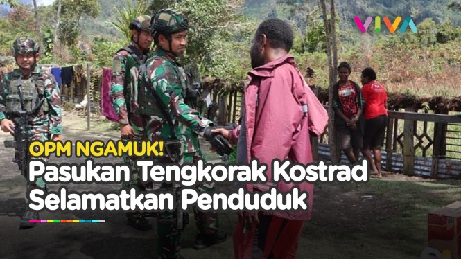 OPM Teror Warga, Pasukan Tengkorak Kostrad TNI Bergerak