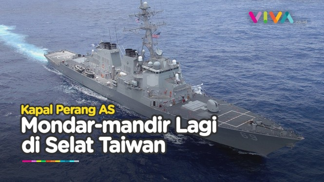 USS Milius Milik AS Mondar-mandir Lagi di Selat Taiwan