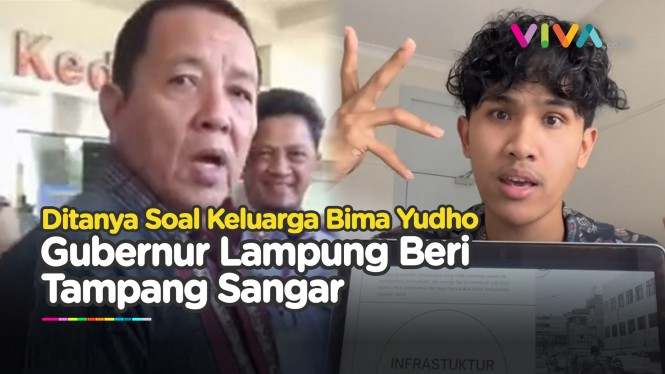 Wajah Sangar Gubernur Lampung Ditanya Keluarga Bima Yudho