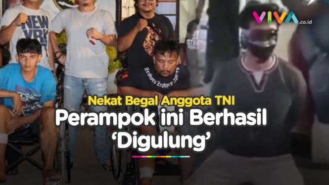 Tampang Loyo Dua Perampok yang Begal Anggota TNI AL