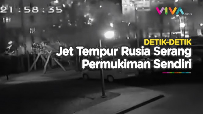 Jet Rusia Hantam Permukiman Penduduknya Sendiri, Kok Bisa?