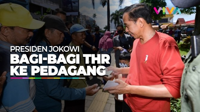 Warga Surakarta Semringah Dapat THR dan Sembako dari Jokowi