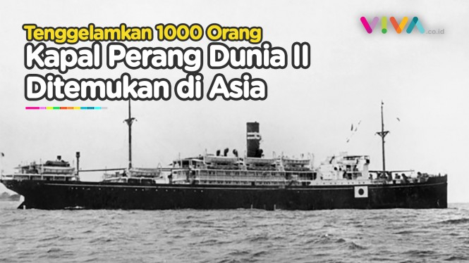 Kapal ‘Petaka’ yang Tewaskan Seribu Tahanan Perang Ditemukan