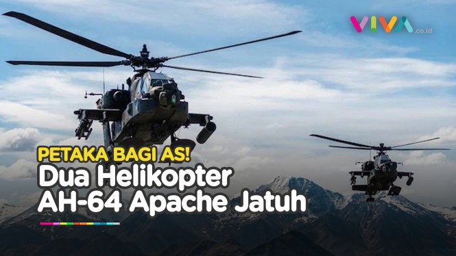 PETAKA BAGI AS! 2 Helikopter AH-64 Apache Jatuh di Alaska