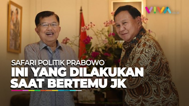 Momen Jusuf Kalla Menyambut Hangat Prabowo Subianto