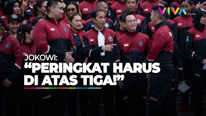 Lepas Atlet RI ke Sea Games, Jokowi Tuntut Naik Peringkat