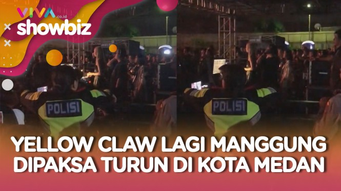 Momen Penampilan Yellow Claw Dihentikan Paksa Oleh Polisi