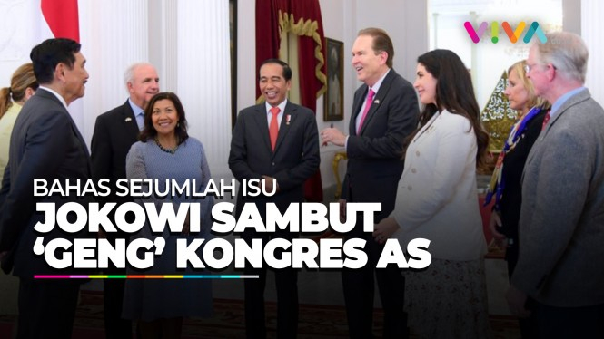 Anggota Kongres AS 'Ketok' Pintu Istana, Jokowi Angkat 7 Isu