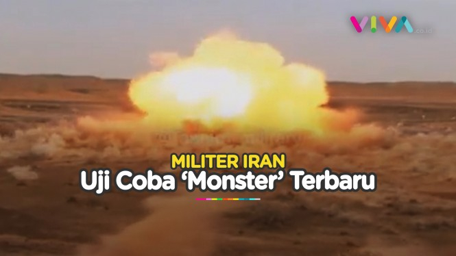DETIK-DETIK Ledakan Mengerikan 'Monster' Baru Buatan Iran