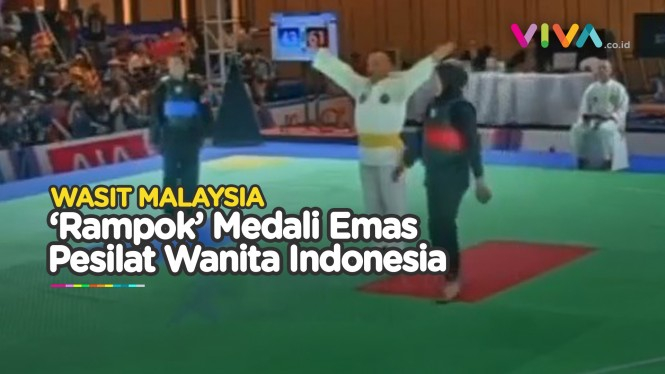 Wasit Malaysia 'Gagalkan' Pesilat RI Raih Emas di Sea Games