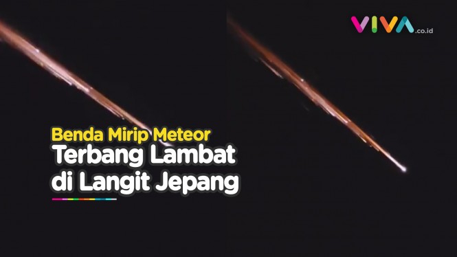 Misteri 'Meteor' Terbakar di Langit Jepang