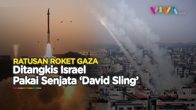 Rontokkan Ratusan Roket, Israel Perdana Pakai 'David Sling'