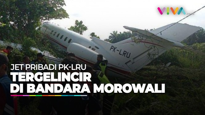 Pesawat Pribadi Angkut WNA Nyusruk di Semak Bandara Morowali