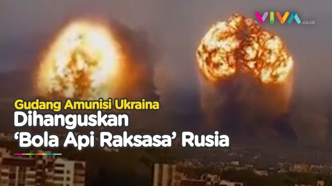 'Bola Api' Rusia Hantam Senjata Bantuan Barat Milik Ukraina?