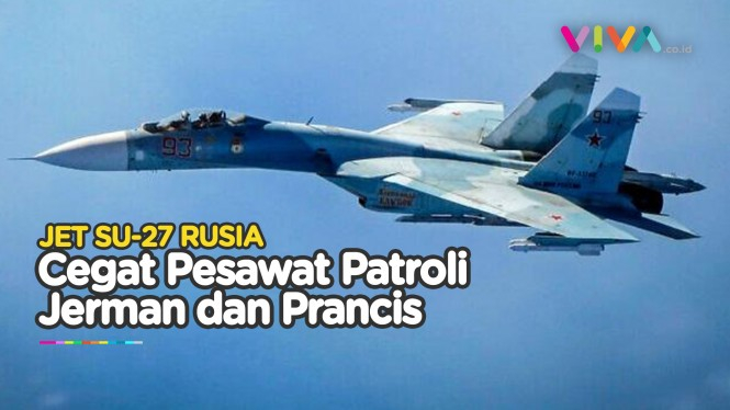 Aksi Jet Rusia Usir Pesawat NATO di Langit Laut Baltik