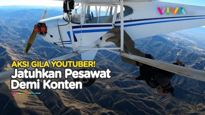 DETIK-DETIK YouTuber Tabrakkan Pesawat Demi Konten