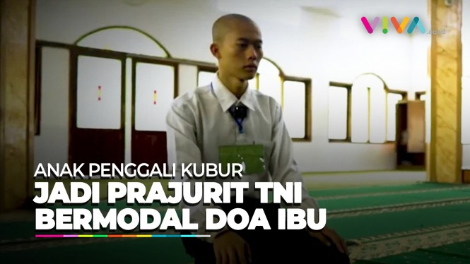 Cerita Pemuda Anak Penggali Kubur Lolos Jadi Prajurit TNI