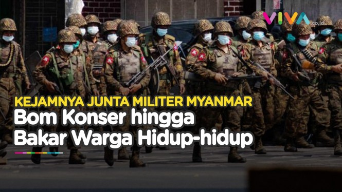 HOROR! 3 Aksi Pembantaian Manusia Oleh Junta Militer Myanmar