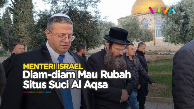 Menteri Israel Mau Rubah Situs Suci Kawasan Masjid Al Aqsa