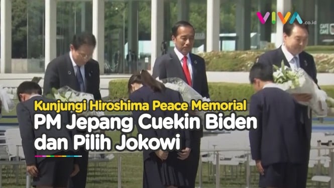 PM Jepang Tolak Biden Saat Datangi Peace Memorial Park