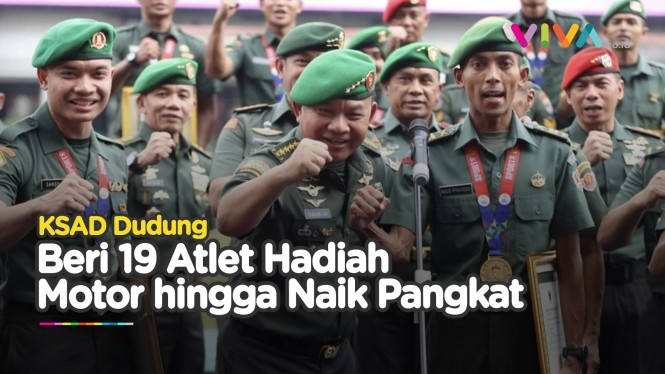KASAD Dudung Kasih Kado Buat 19 Atlet SEA Games TNI AD