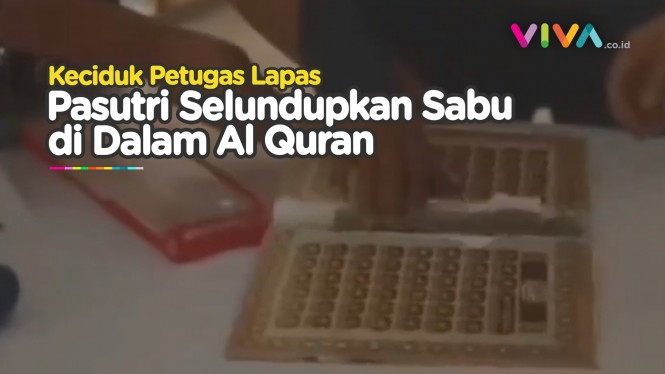 Al Quran Ternodai Dosa Penyelundupan Sabu di Lapas