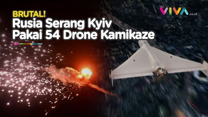 Rusia Bombardir Kyiv Pakai Drone 4 Hari Beruntun