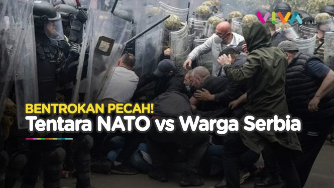 KOSOVO PANAS! Puluhan Tentara NATO Dibom Warga Serbia
