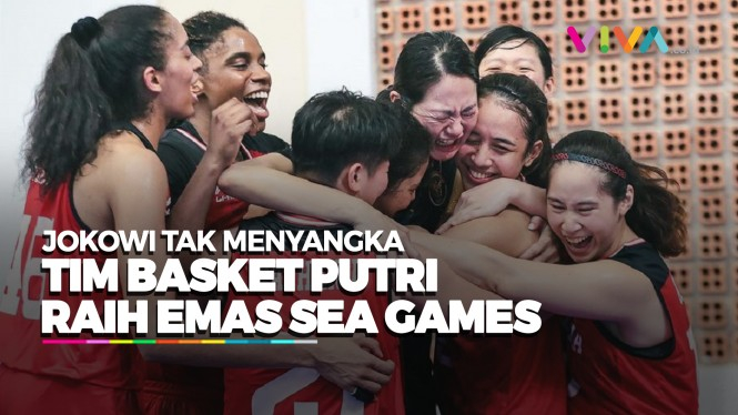 Jokowi Kaget dengan Kegarangan Timnas Basket Putri