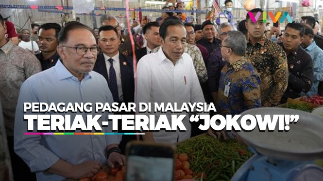 Ditemani PM Malaysia, Jokowi Blusukan ke Pasar Kuala Lumpur