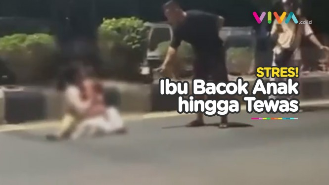 Ibu Bacok Kepala Anak Lalu Diseret ke Tengah Jalan