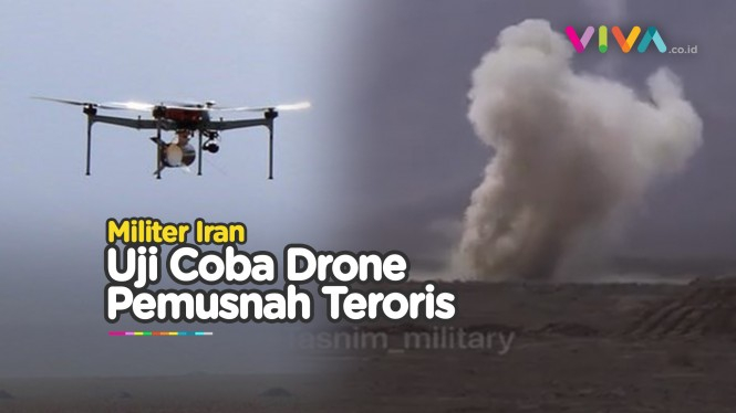 Momen Iran Jajal Drone Pengebom Multiguna Terbaru